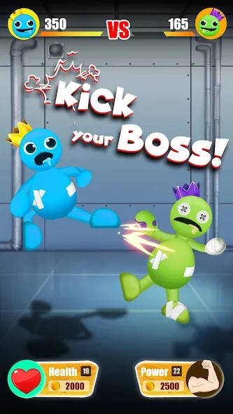 Взломанная Kick The Rainbow Monster (Кик зе Рэйнбоу Френдс)  [МОД Меню] — последняя версия apk на Андроид screen 5