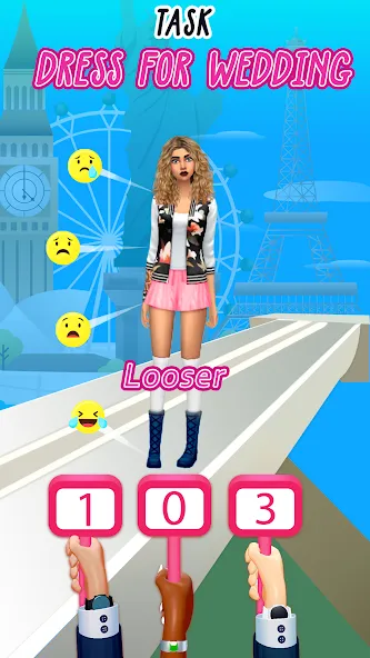 Взлом Fashion Battle — Girl Dress Up  [МОД Unlimited Money] — полная версия apk на Андроид screen 3