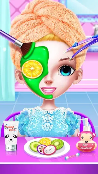 Взломанная Princess Makeup Salon  [МОД Меню] — последняя версия apk на Андроид screen 1