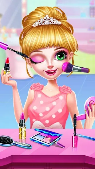 Взломанная Princess Makeup Salon  [МОД Меню] — последняя версия apk на Андроид screen 2