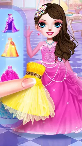 Взломанная Princess Makeup Salon  [МОД Меню] — последняя версия apk на Андроид screen 3