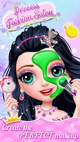 Взломанная Princess Makeup Salon  [МОД Меню] — последняя версия apk на Андроид screen 5