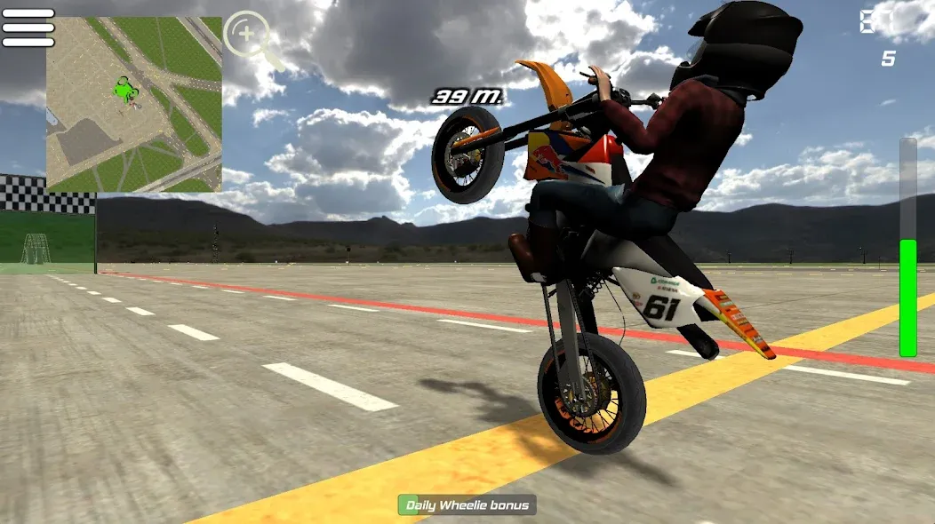 Взломанная Wheelie King 5 (Уили Кинг 5)  [МОД Unlocked] — стабильная версия apk на Андроид screen 1