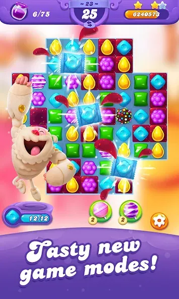 Скачать взлом Candy Crush Friends Saga (Кенди Краш Френдс Сага)  [МОД Много денег] — полная версия apk на Андроид screen 1