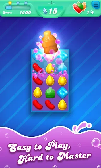 Скачать взлом Candy Crush Soda Saga (Кенди Краш Сода Сага)  [МОД Menu] — стабильная версия apk на Андроид screen 1