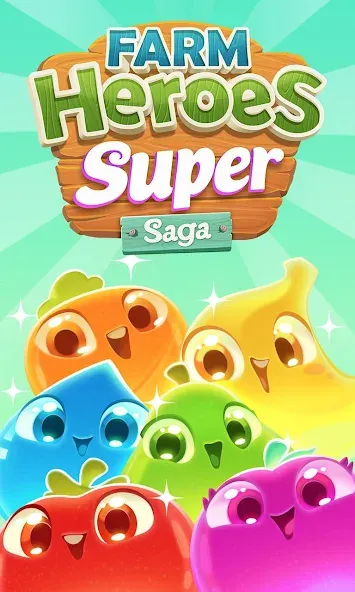 Скачать взлом Farm Heroes Super Saga (Фарм Хероес Супер Сага)  [МОД Unlimited Money] — стабильная версия apk на Андроид screen 5