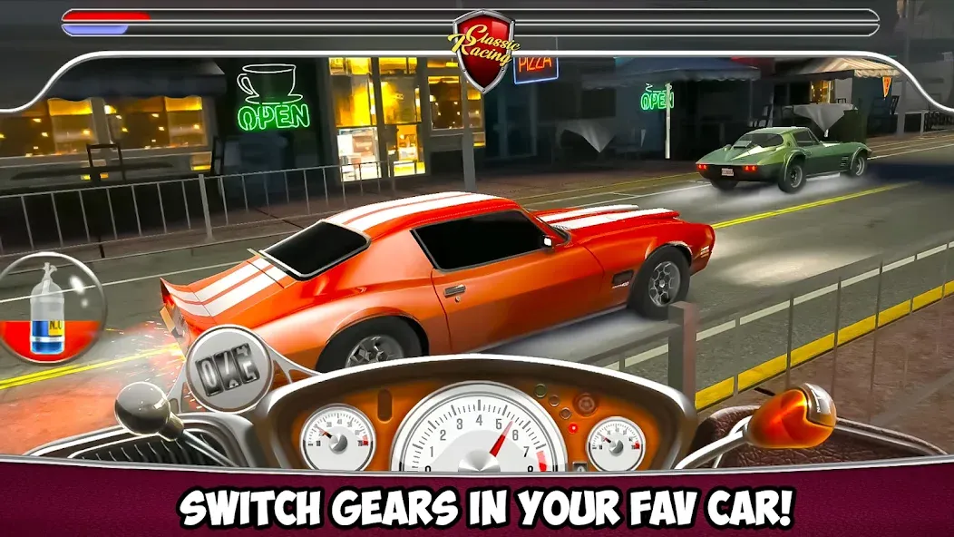 Скачать взлом Classic Drag Racing Car Game (Классическая игра на гонках драгрейсинга)  [МОД Много денег] — последняя версия apk на Андроид screen 3