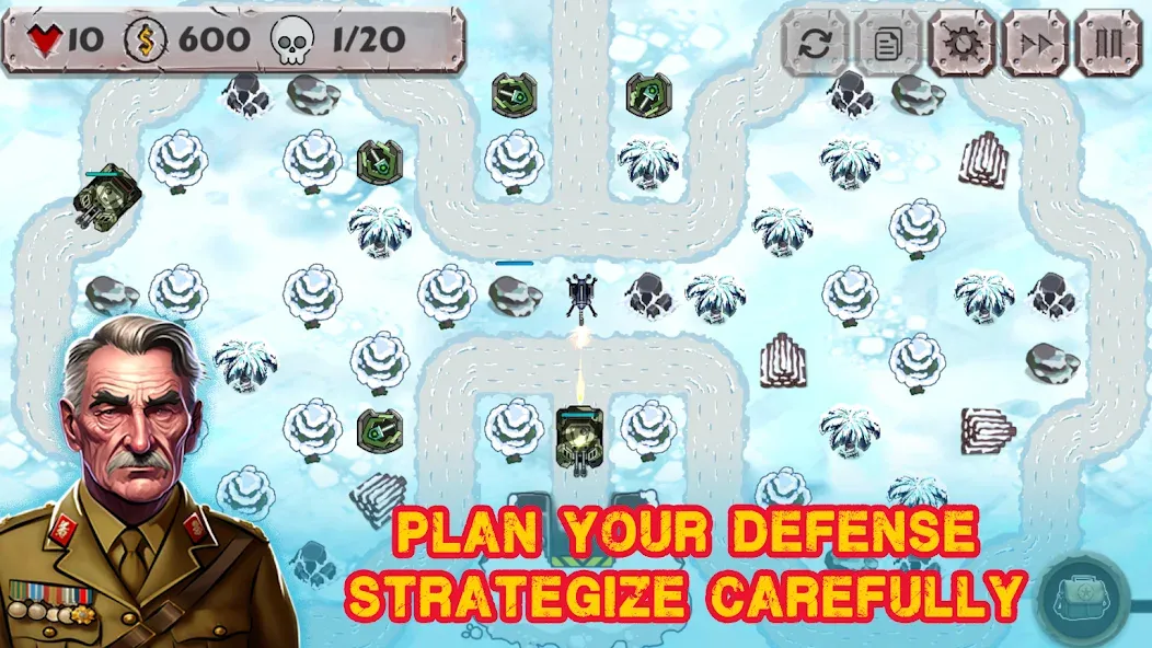 Взломанная Battle Strategy: Tower Defense  [МОД Бесконечные монеты] — полная версия apk на Андроид screen 1