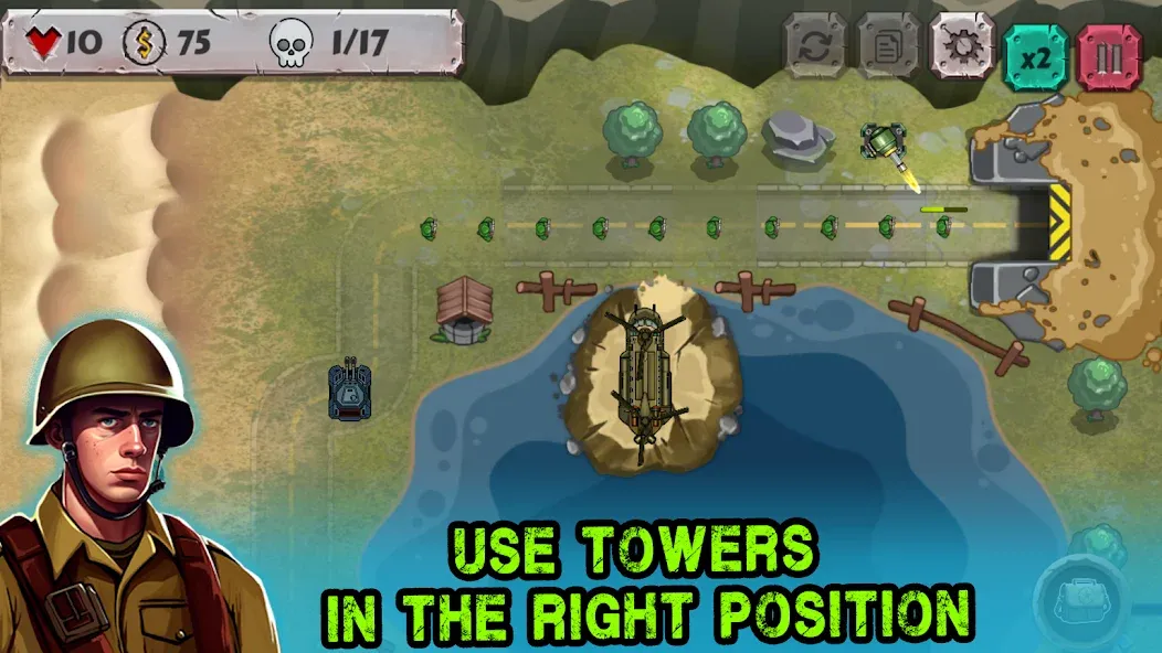 Взломанная Battle Strategy: Tower Defense  [МОД Бесконечные монеты] — полная версия apk на Андроид screen 3