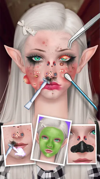 Скачать взломанную Ear Salon ASMR Ear Wax& Tattoo (АСМР)  [МОД Unlimited Money] — полная версия apk на Андроид screen 2