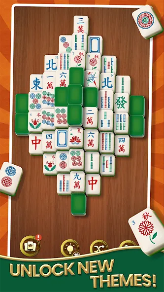 Взлом Mahjong Solitaire — Master (Маджонг Солитер)  [МОД Mega Pack] — стабильная версия apk на Андроид screen 3