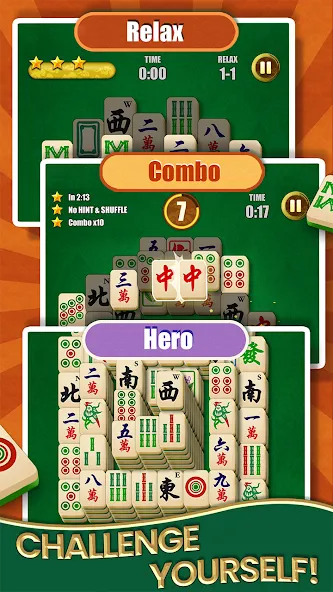 Взлом Mahjong Solitaire — Master (Маджонг Солитер)  [МОД Mega Pack] — стабильная версия apk на Андроид screen 4