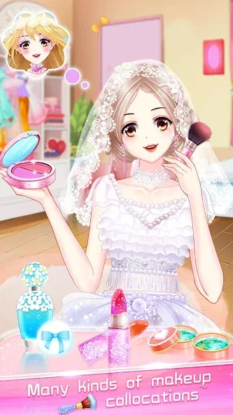 Скачать взлом Makeup Bride: Perfect Wedding  [МОД Unlocked] — последняя версия apk на Андроид screen 1