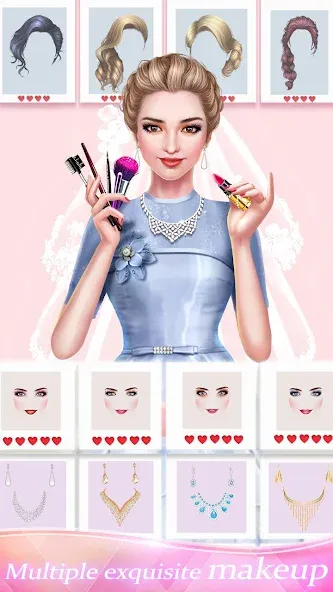 Скачать взлом Dream Wedding: Bride Dress Up  [МОД Бесконечные деньги] — полная версия apk на Андроид screen 3