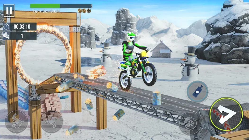 Скачать взломанную Bike Stunt : Motorcycle Game  [МОД Все открыто] — полная версия apk на Андроид screen 4