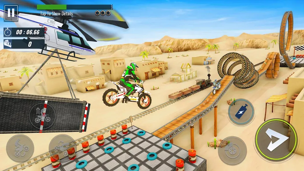 Скачать взломанную Bike Stunt : Motorcycle Game  [МОД Все открыто] — полная версия apk на Андроид screen 5