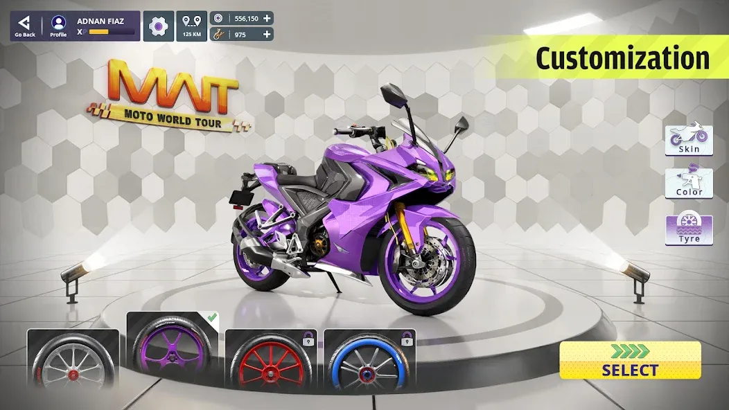 Взлом Moto World Tour: Bike Racing  [МОД Mega Pack] — стабильная версия apk на Андроид screen 4