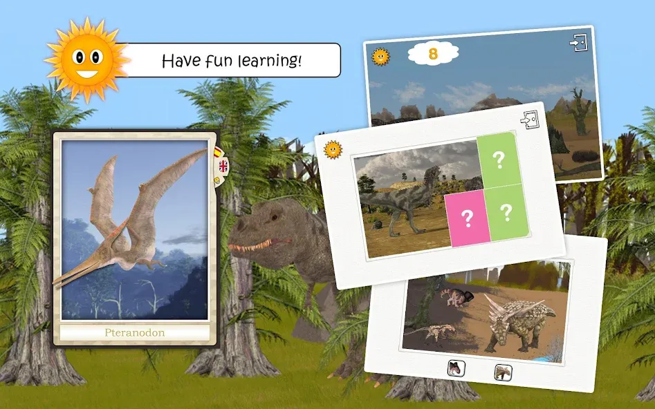 Скачать взломанную Dinosaurs and Ice Age Animals  [МОД Menu] — полная версия apk на Андроид screen 4