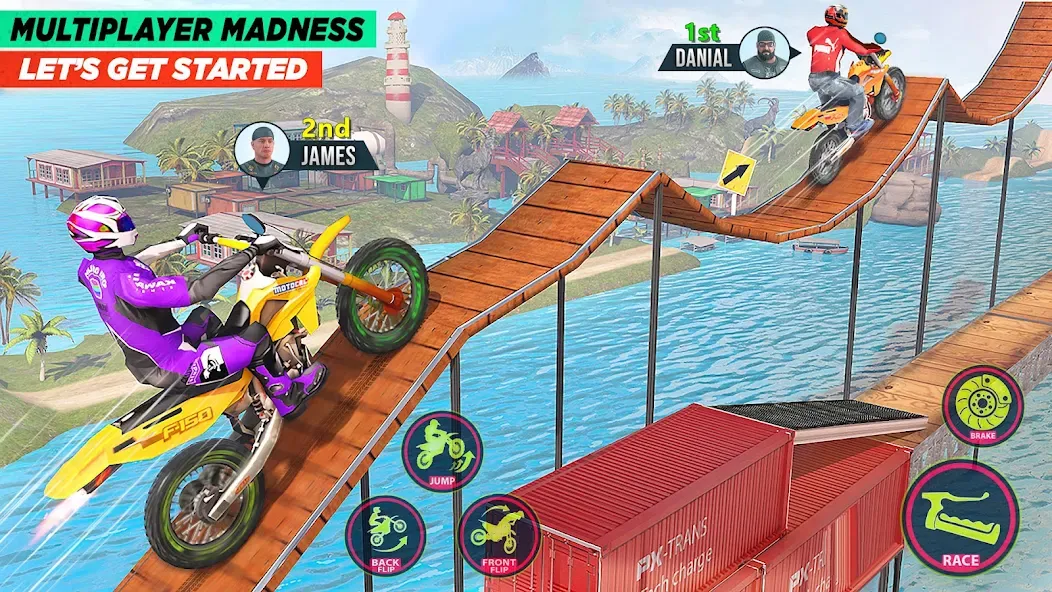 Взлом Bike Stunt Game: Tricks Master  [МОД Меню] — последняя версия apk на Андроид screen 1