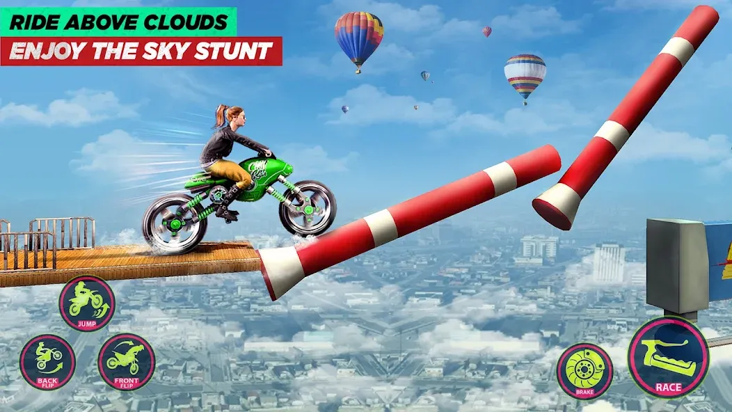 Взлом Bike Stunt Game: Tricks Master  [МОД Меню] — последняя версия apk на Андроид screen 5