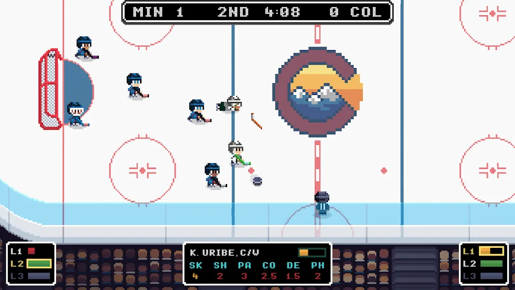 Скачать взломанную Ice League Hockey (Айс Лиг Хоккей)  [МОД Menu] — стабильная версия apk на Андроид screen 3