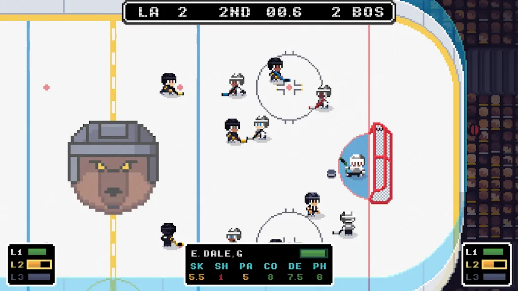 Скачать взломанную Ice League Hockey (Айс Лиг Хоккей)  [МОД Menu] — стабильная версия apk на Андроид screen 5