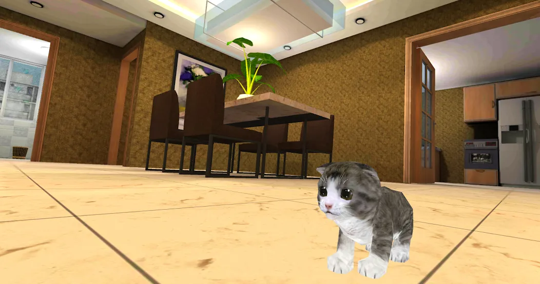 Взлом Kitten Cat Simulator 3D Craft  [МОД Unlocked] — последняя версия apk на Андроид screen 2