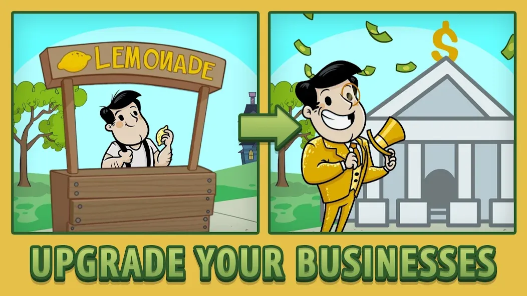 Скачать взломанную AdVenture Capitalist (ЭдВенчер Капиталист)  [МОД Menu] — стабильная версия apk на Андроид screen 3