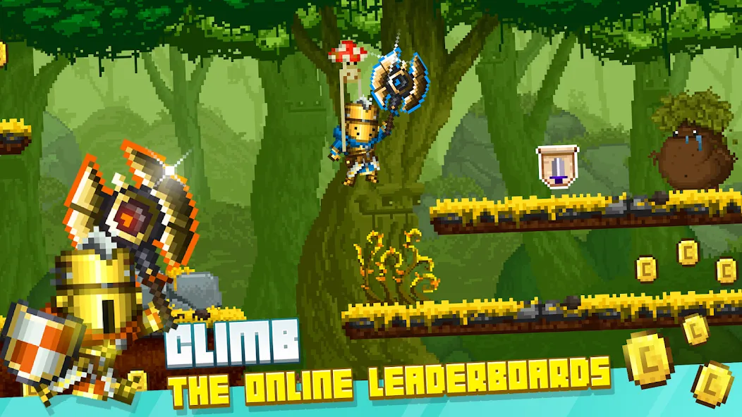 Скачать взлом Bit Heroes Runner: Pixel Blitz (Бит Хероес Раннер)  [МОД Unlimited Money] — полная версия apk на Андроид screen 4