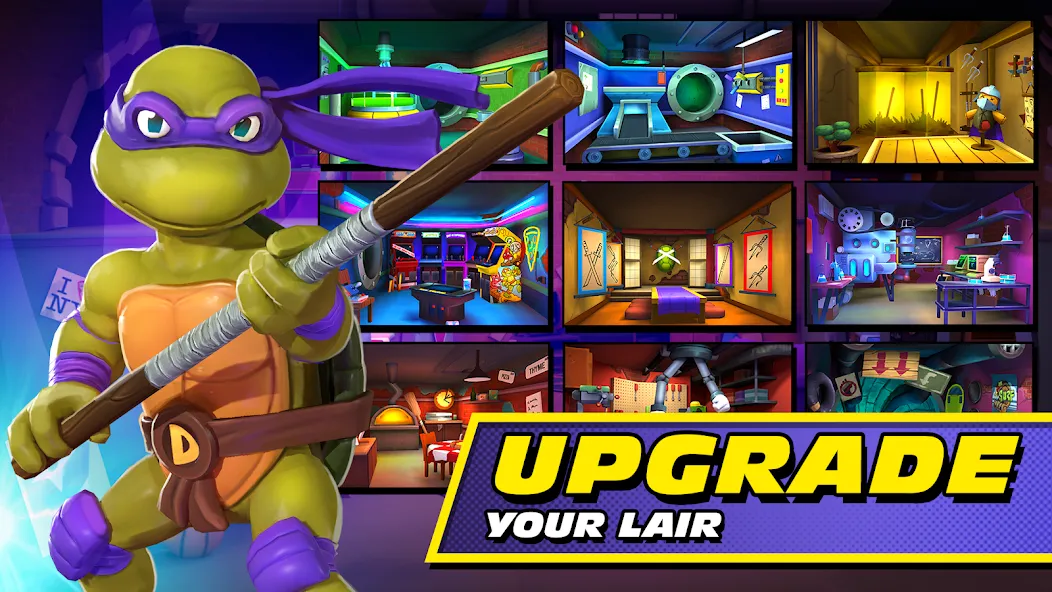 Взлом TMNT: Mutant Madness (ТМНТ)  [МОД Menu] — последняя версия apk на Андроид screen 3