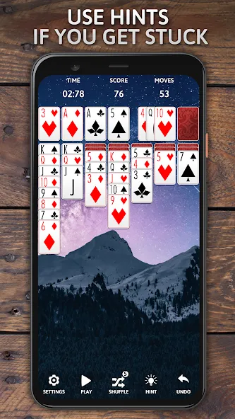 Взломанная Solitaire Classic Era Games  [МОД Unlocked] — полная версия apk на Андроид screen 4