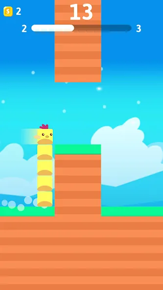 Скачать взломанную Stacky Bird: Fun Egg Dash Game (тэки птица)  [МОД Mega Pack] — стабильная версия apk на Андроид screen 2