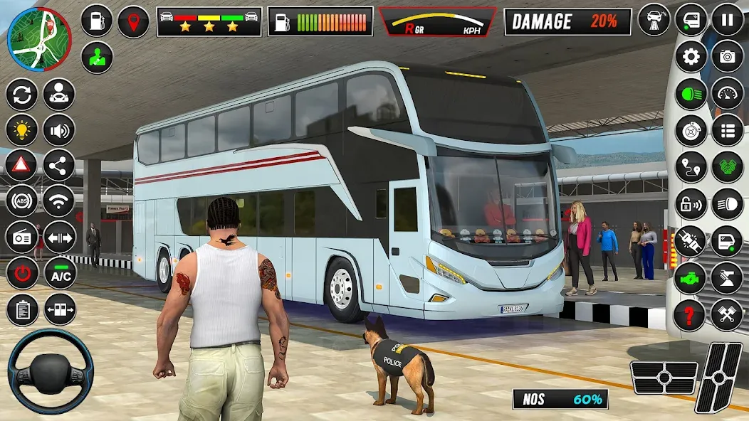 Скачать взлом City Coach Bus Driver Games 3D  [МОД Бесконечные монеты] — последняя версия apk на Андроид screen 3