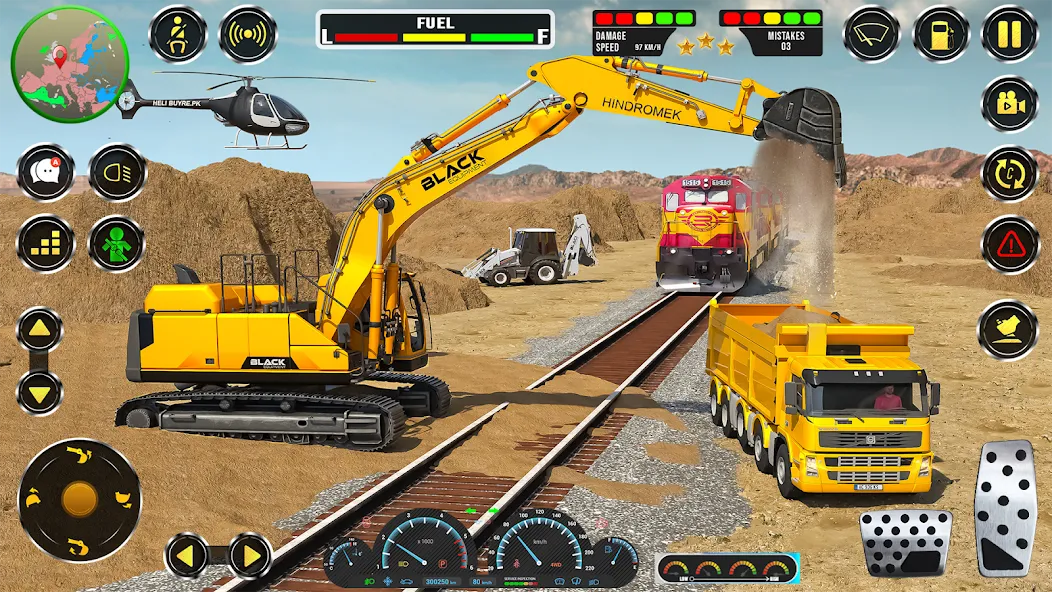 Скачать взломанную Real JCB Construction Games 3D  [МОД Меню] — полная версия apk на Андроид screen 2