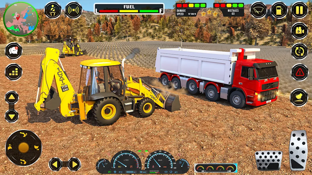 Скачать взломанную Real JCB Construction Games 3D  [МОД Меню] — полная версия apk на Андроид screen 3