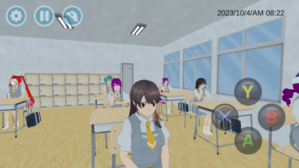 Скачать взлом High School Simulator 2018 (Хай Скул Симулятор 2018)  [МОД Все открыто] — стабильная версия apk на Андроид screen 1