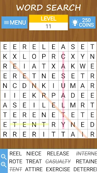 Скачать взломанную Word search, criss-cross, etc  [МОД Unlimited Money] — последняя версия apk на Андроид screen 1