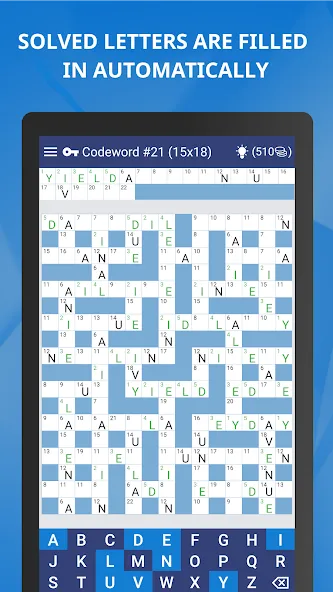 Взломанная Keywords — Codeword Puzzle  [МОД Бесконечные деньги] — стабильная версия apk на Андроид screen 4