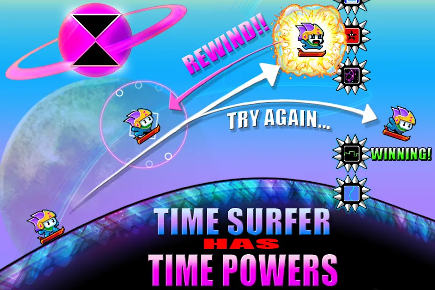 Скачать взломанную Time Surfer (Тайм Серфер)  [МОД Unlimited Money] — последняя версия apk на Андроид screen 2