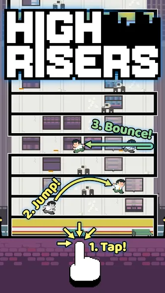 Скачать взломанную High Risers (Хай Райзерс)  [МОД Все открыто] — полная версия apk на Андроид screen 1