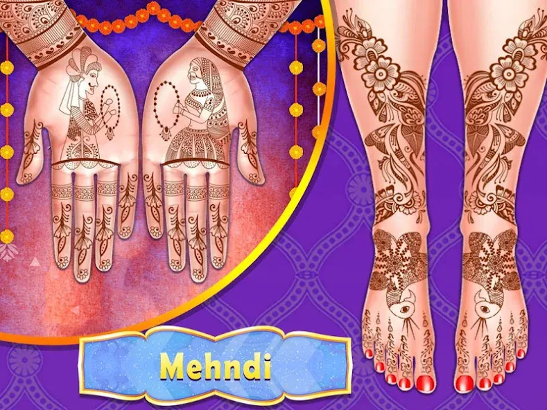 Скачать взломанную Wedding Fashion Indian 2024 (Стилист моды индийской свадьбы)  [МОД Mega Pack] — полная версия apk на Андроид screen 1