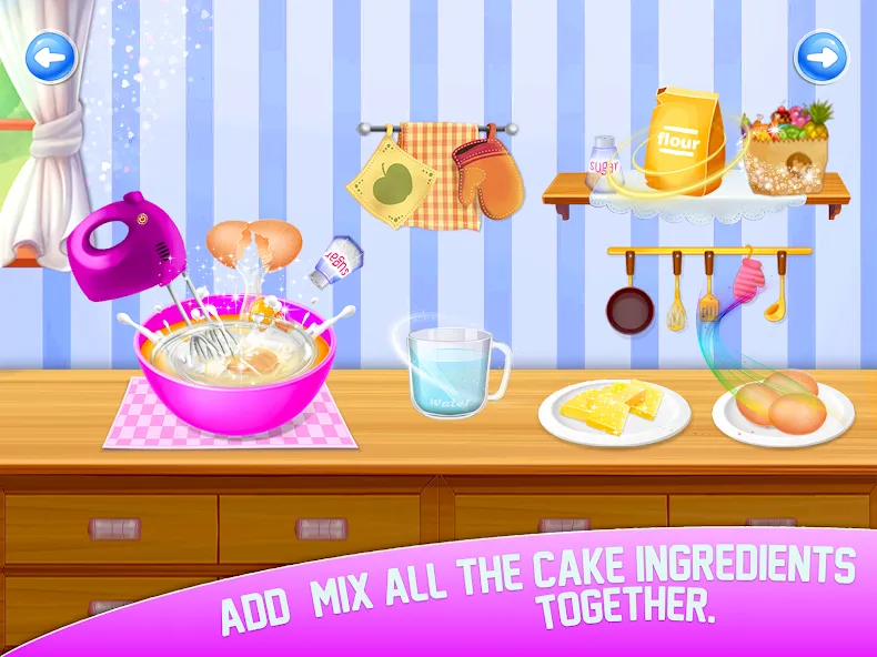 Скачать взлом Cake Maker Sweet Bakery Games  [МОД Menu] — полная версия apk на Андроид screen 3