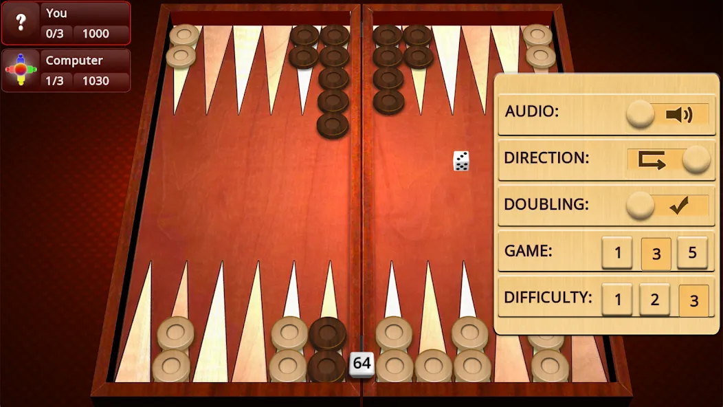 Скачать взлом Backgammon Mighty  [МОД Unlocked] — последняя версия apk на Андроид screen 3