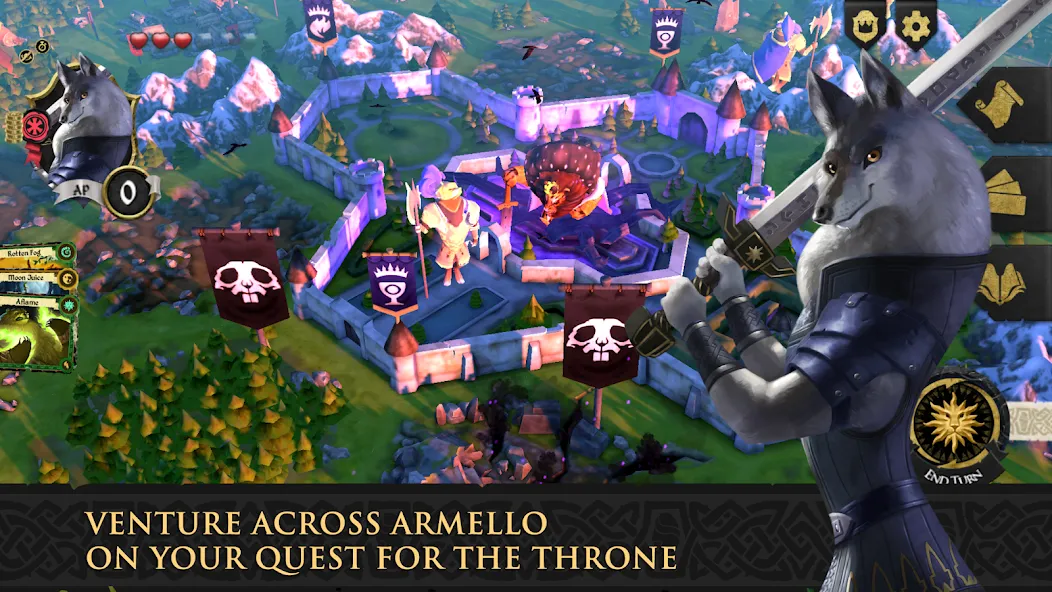 Скачать взломанную Armello  [МОД Mega Pack] — последняя версия apk на Андроид screen 1