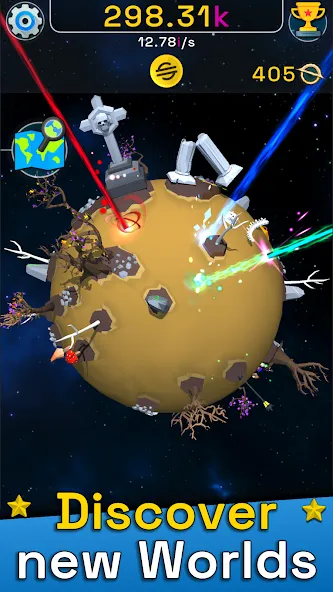 Скачать взлом Planet Evolution: Idle Clicker (Планета Эволюция)  [МОД Бесконечные монеты] — стабильная версия apk на Андроид screen 2