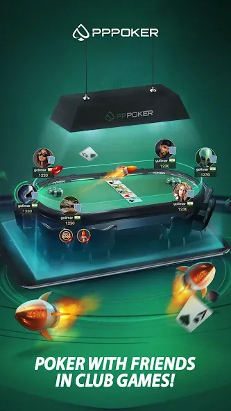 Скачать взлом PPPoker-Home Games  [МОД Unlimited Money] — последняя версия apk на Андроид screen 4