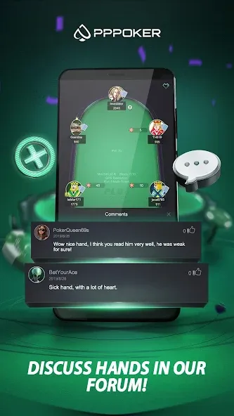 Скачать взлом PPPoker-Home Games  [МОД Unlimited Money] — последняя версия apk на Андроид screen 5