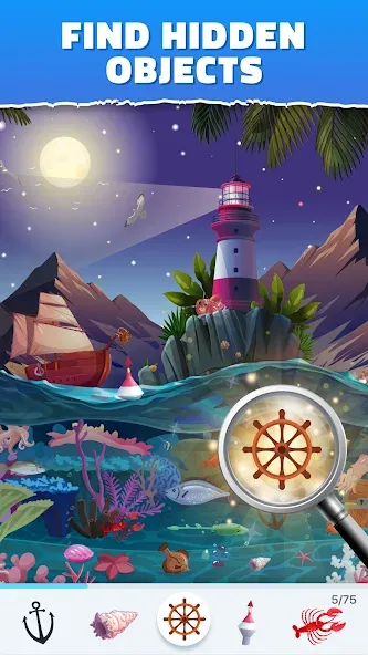 Взлом Bright Objects — Hidden Object  [МОД Много денег] — последняя версия apk на Андроид screen 1