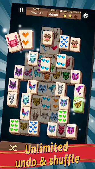 Взломанная Mahjong (Маджонг)  [МОД Menu] — последняя версия apk на Андроид screen 2