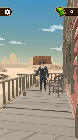 Взломанная Western Cowboy: Shooting Game (Вестерн Каубой)  [МОД Menu] — стабильная версия apk на Андроид screen 1